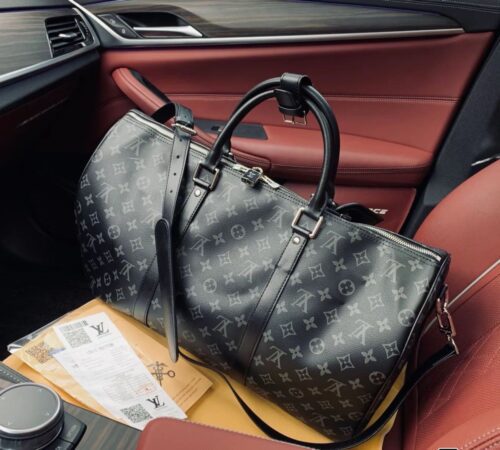 LV Keepall Black 45 photo review