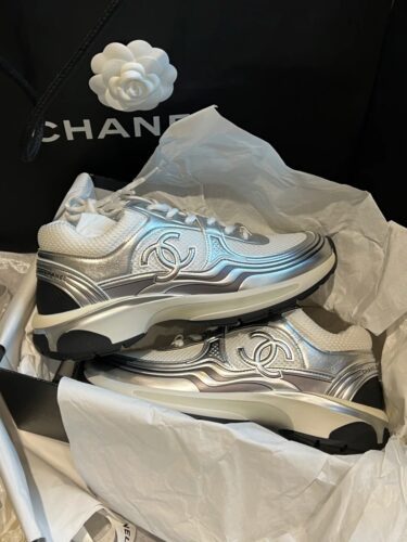 Chanel Sneakers Silver photo review