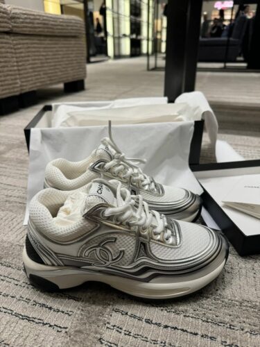 Chanel Sneakers Silver photo review