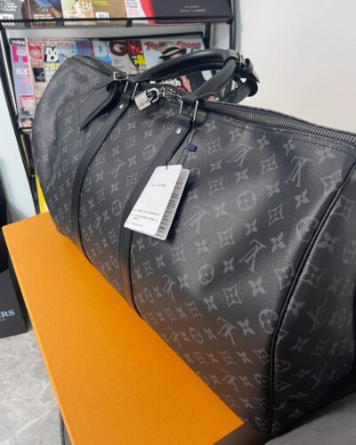 LV Keepall Black 55 photo review