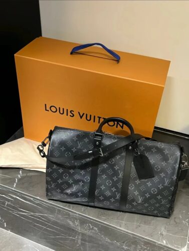 LV Keepall Black 45 photo review