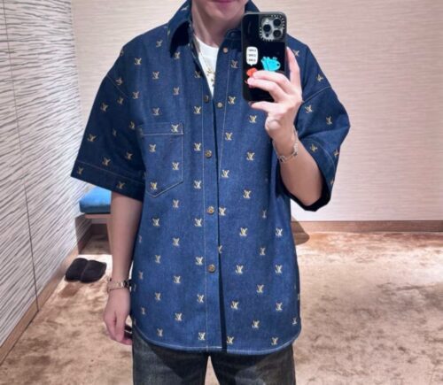 LV Signature Denim Shirt photo review