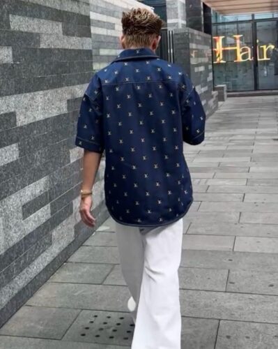 LV Signature Denim Shirt photo review